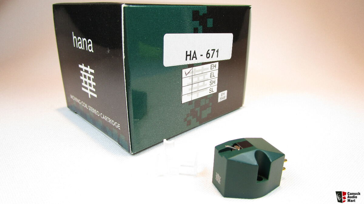 Hana EH phono cartridge HOMC (High Output Moving Coil) 10 hours For