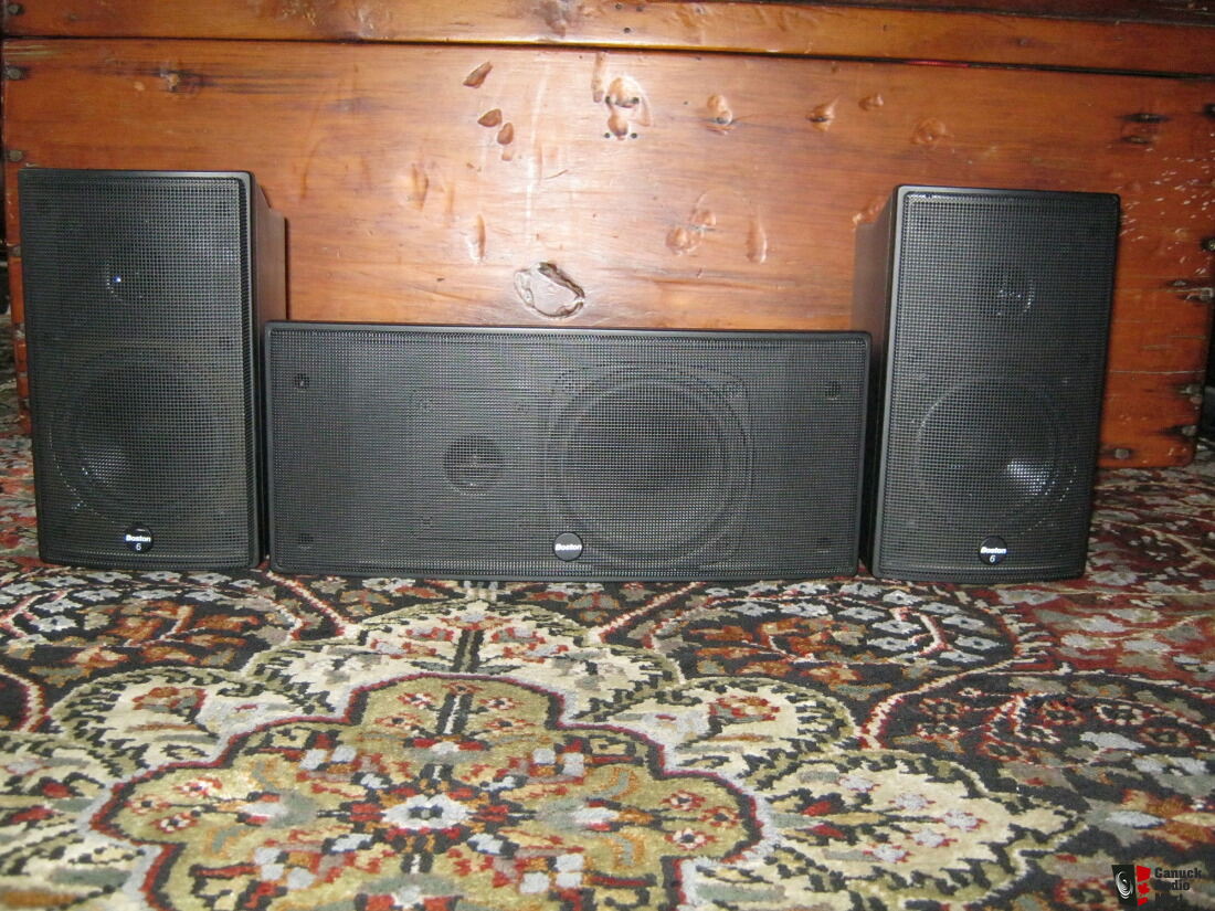 Boston Acoustics Subsat 6 Series II bookshelf Setpair and CR1 center