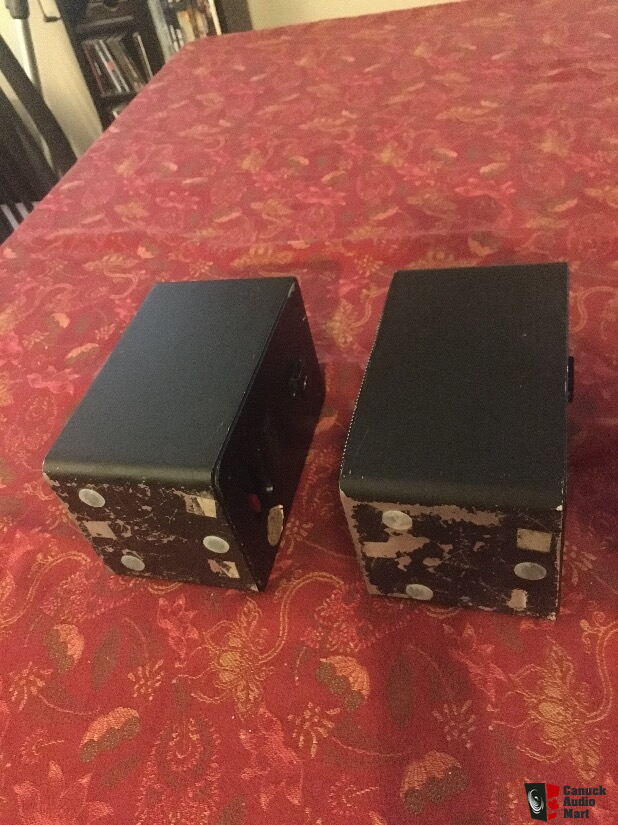 Caisses de son Realistic Minimus 7 Silver RARE COLOR speakers - Caisses