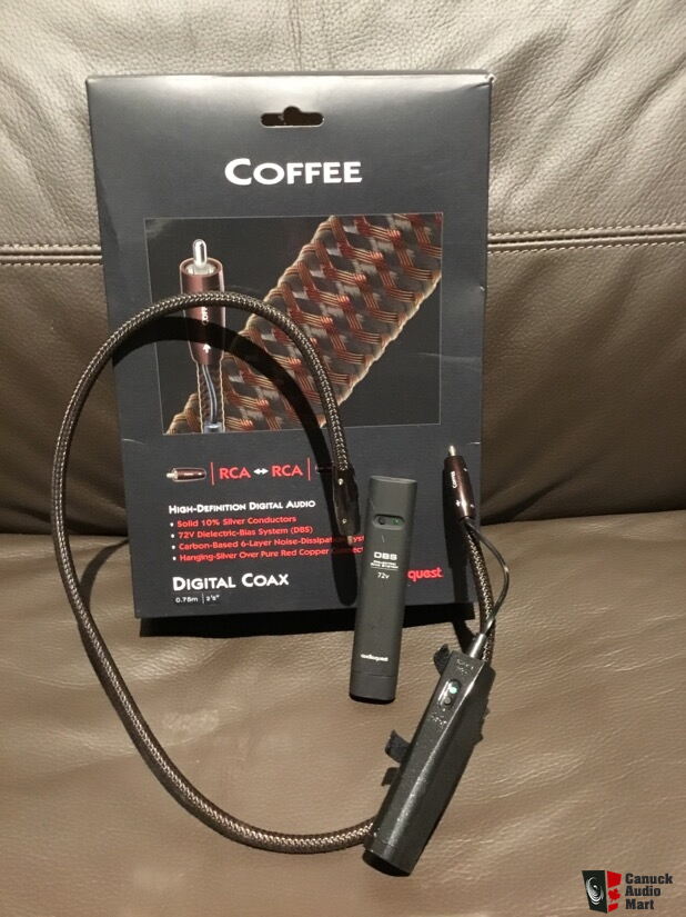 Audioquest Coffee Digital Coax (RCA-RCA): 0.75M: MINT Condition