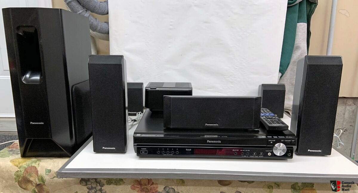 Panasonic SC-PT750 All-in-One Surround Audio system with 6 speakers