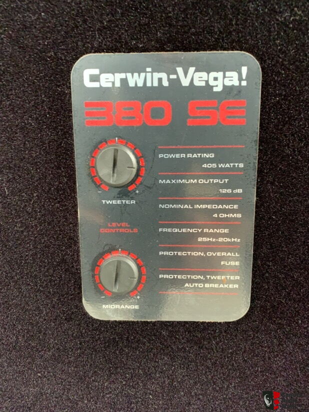 cerwin vega se380