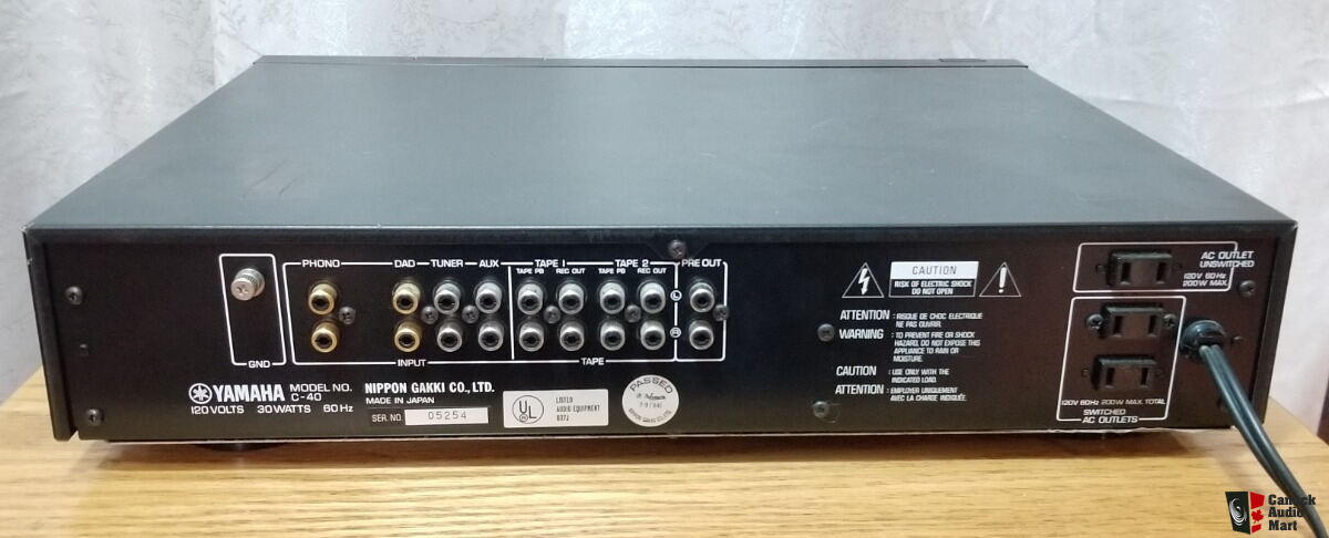 yamaha c40 preamp