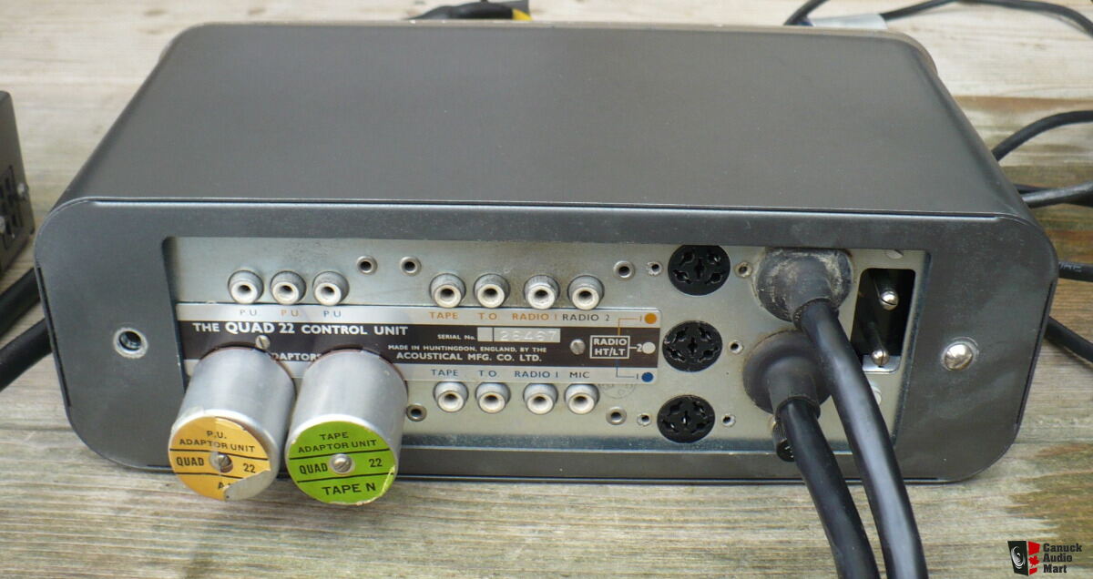 Vintage Quad System Quad 22 Stereo Preamp Quad II Power Amplifier FM ...