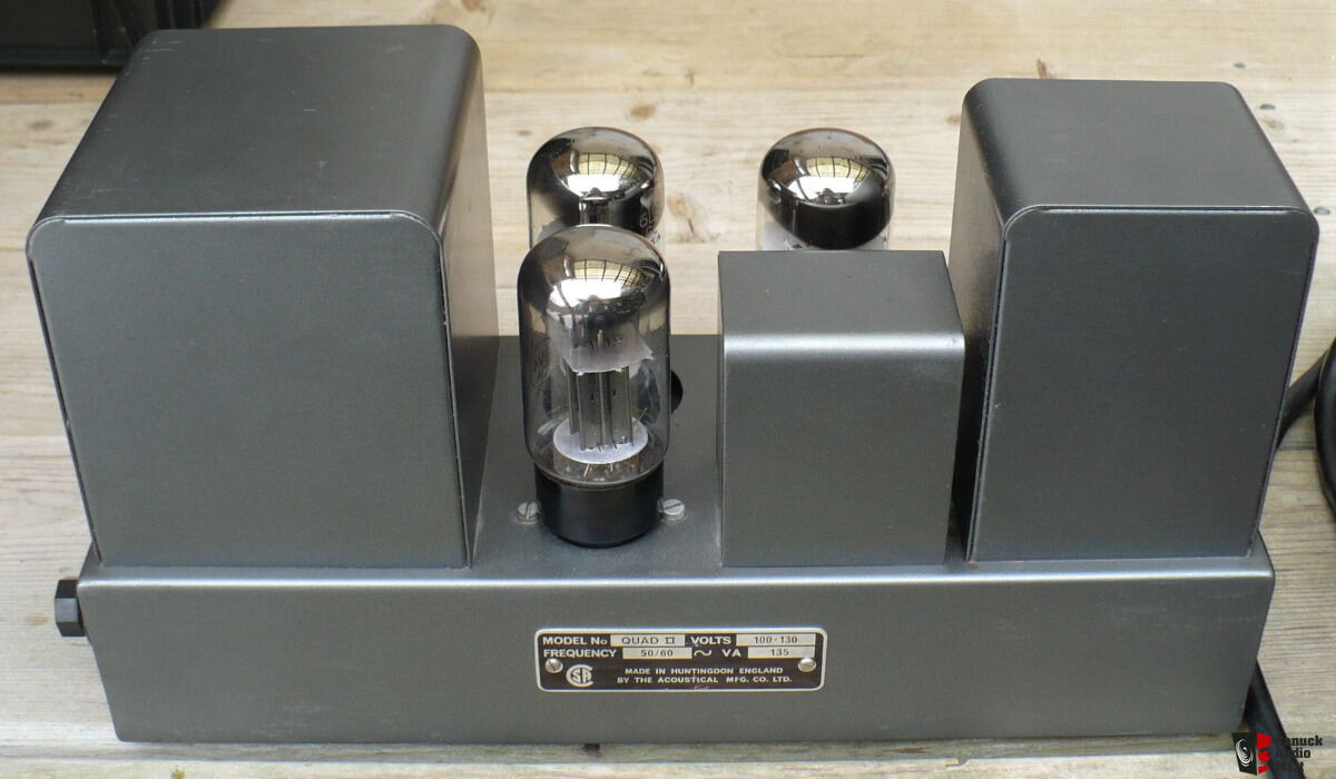 Vintage Quad System Quad 22 Stereo Preamp Quad II Power Amplifier FM ...