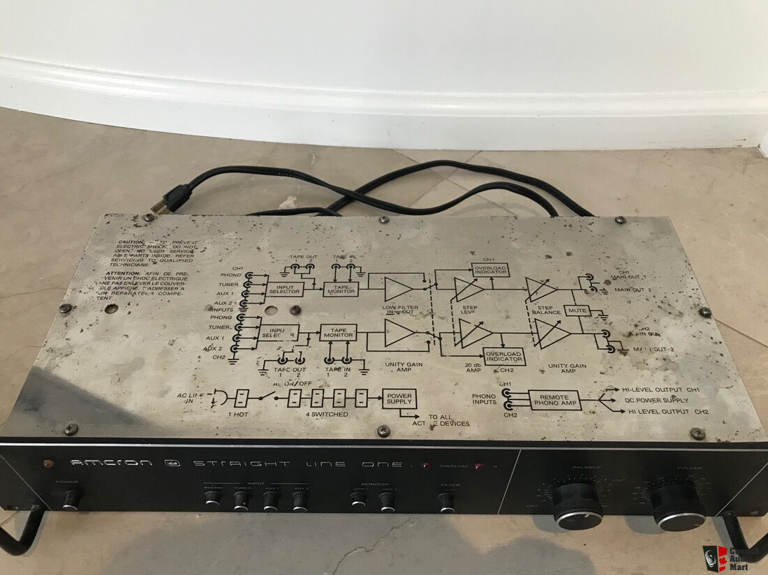 Crown (Amcron) Straight Line One - Pre Amp For Sale - Canuck Audio