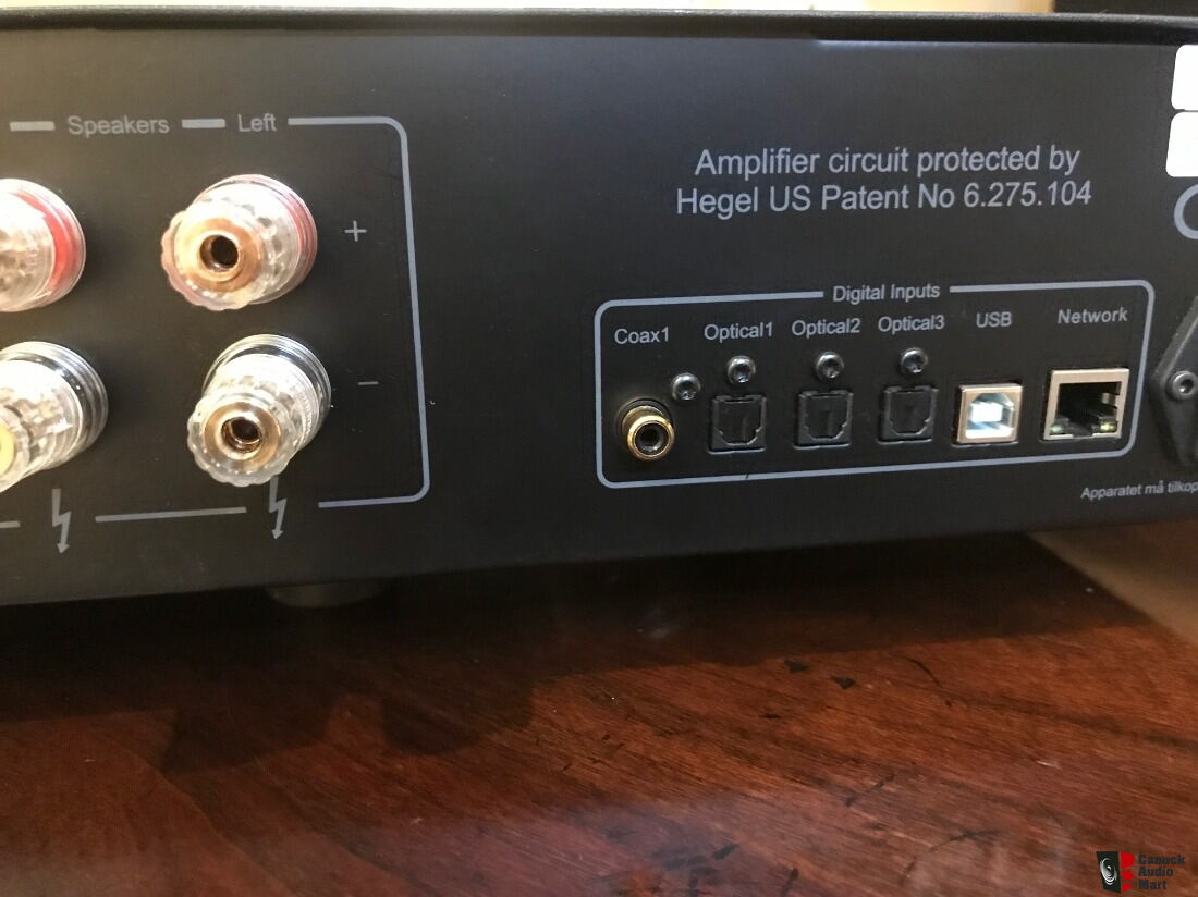 Hegel H160 Integrated Amplifier in Black SALE PENDING Photo