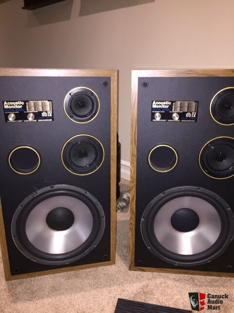 Acoustic sales monitor speakers