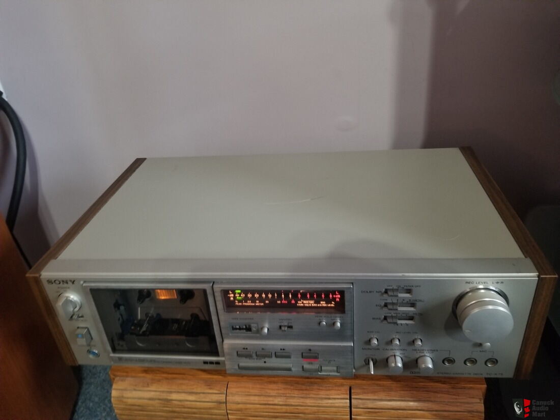 Sony tc-k75 (3 Head) Cassette Deck Photo #3047705 - US Audio Mart