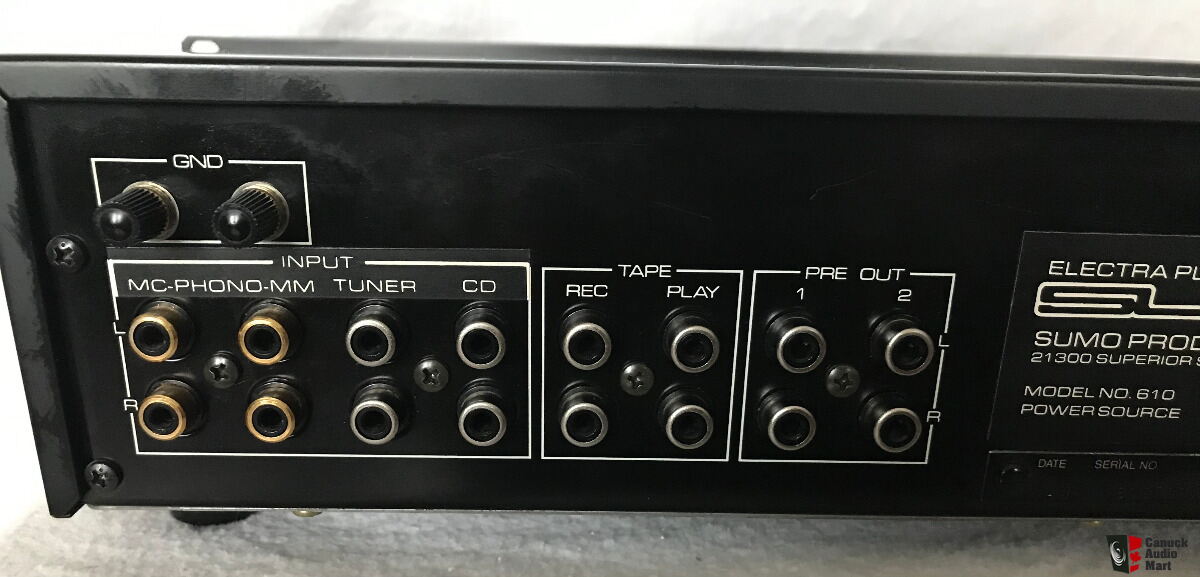 Sumo Electra Plus Pre Amp For Sale - Canuck Audio Mart
