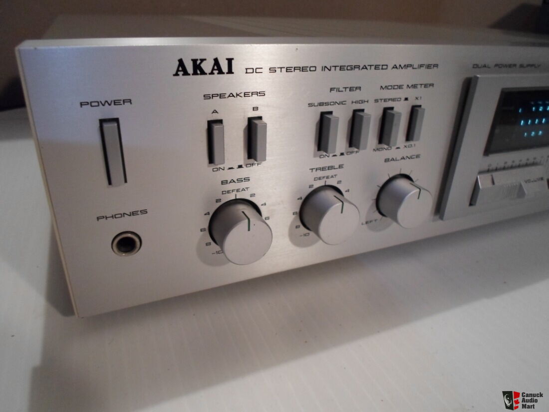 Akai AM-U03 Stereo Integrated Amplifier Tested, Working 100%, Made in ...