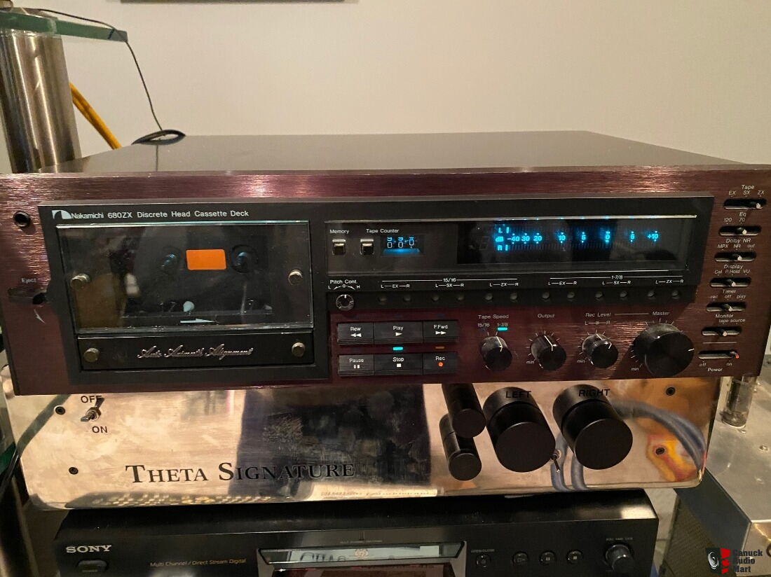 Nakamichi 680ZX Discrete head cassette deck with remote Photo 