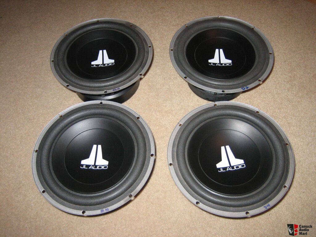 Four 8 Jl 8w3v2 D4 Subwoofers Great Sound For Sale Canuck Audio Mart