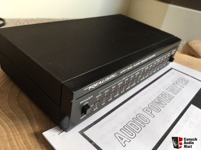 Realistic APM 500 Audio Power Meter Lovely Condition Photo