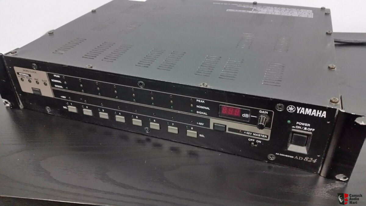 Yamaha Ad824 8 Channel Ad Converter Comes With My8 Ae Io Card