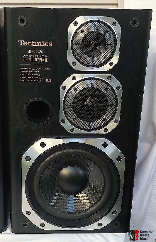 technics 3 way speakers