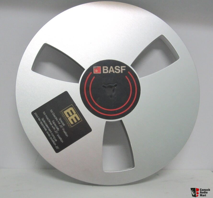BASF 7 inch metal take up reel - for reel to reel tape recorders