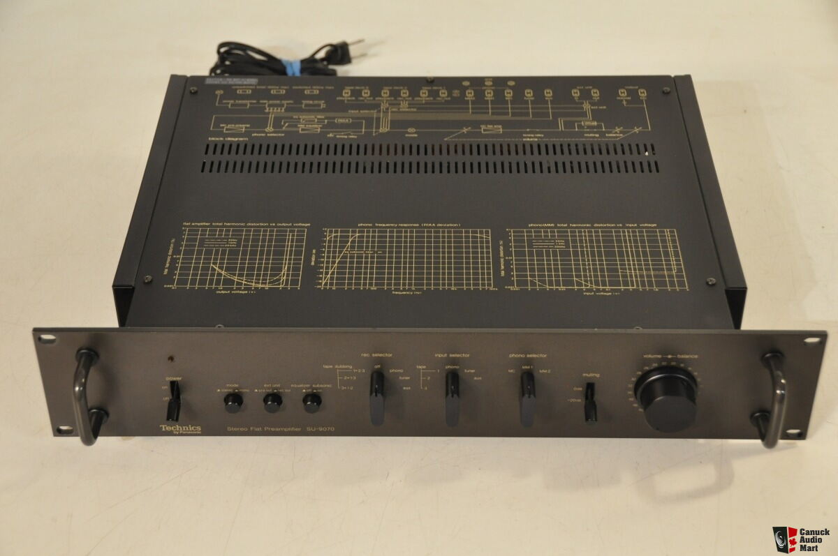 SOLD - Technics SU-9070 Professional Series Flat Preamplifier MM