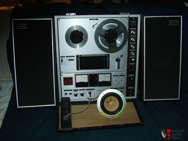 Sony TC-630 Reel-to-Reel (two units) w/Coral AlNiCo Speakers Photo #313113  - Canuck Audio Mart