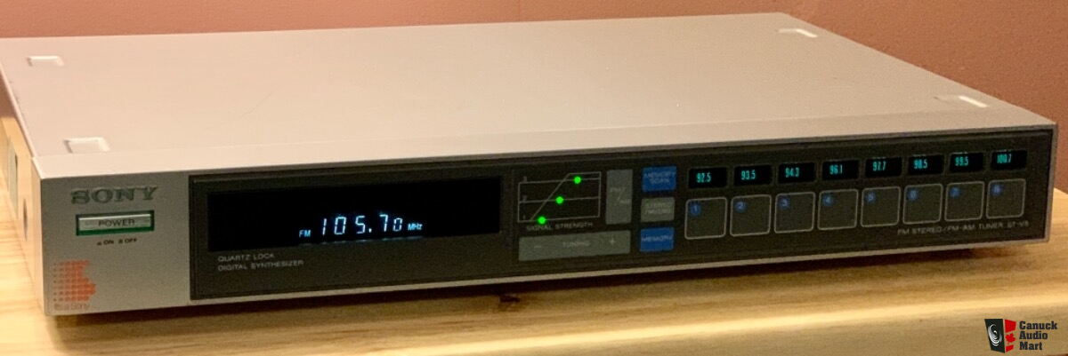 SONY ST-V5 AM/FM Stereo Tuner, VG+ condition For Sale - Canuck
