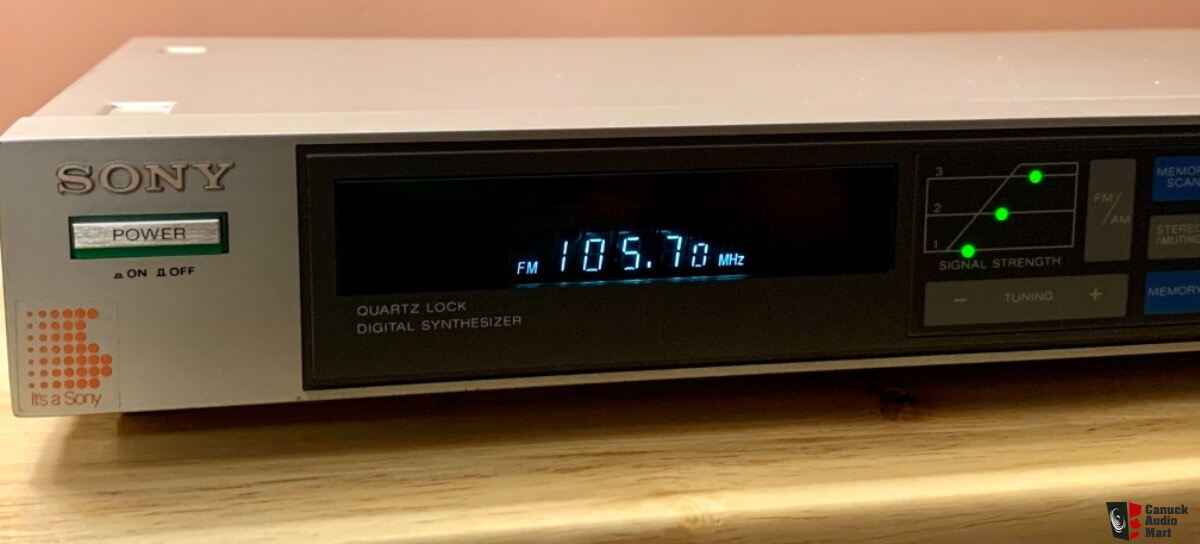SONY ST-V5 AM/FM Stereo Tuner, VG+ condition For Sale - Canuck