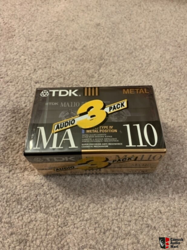 TDK MA 110, 3-pack, brand new still sealed Photo #3135706 - US