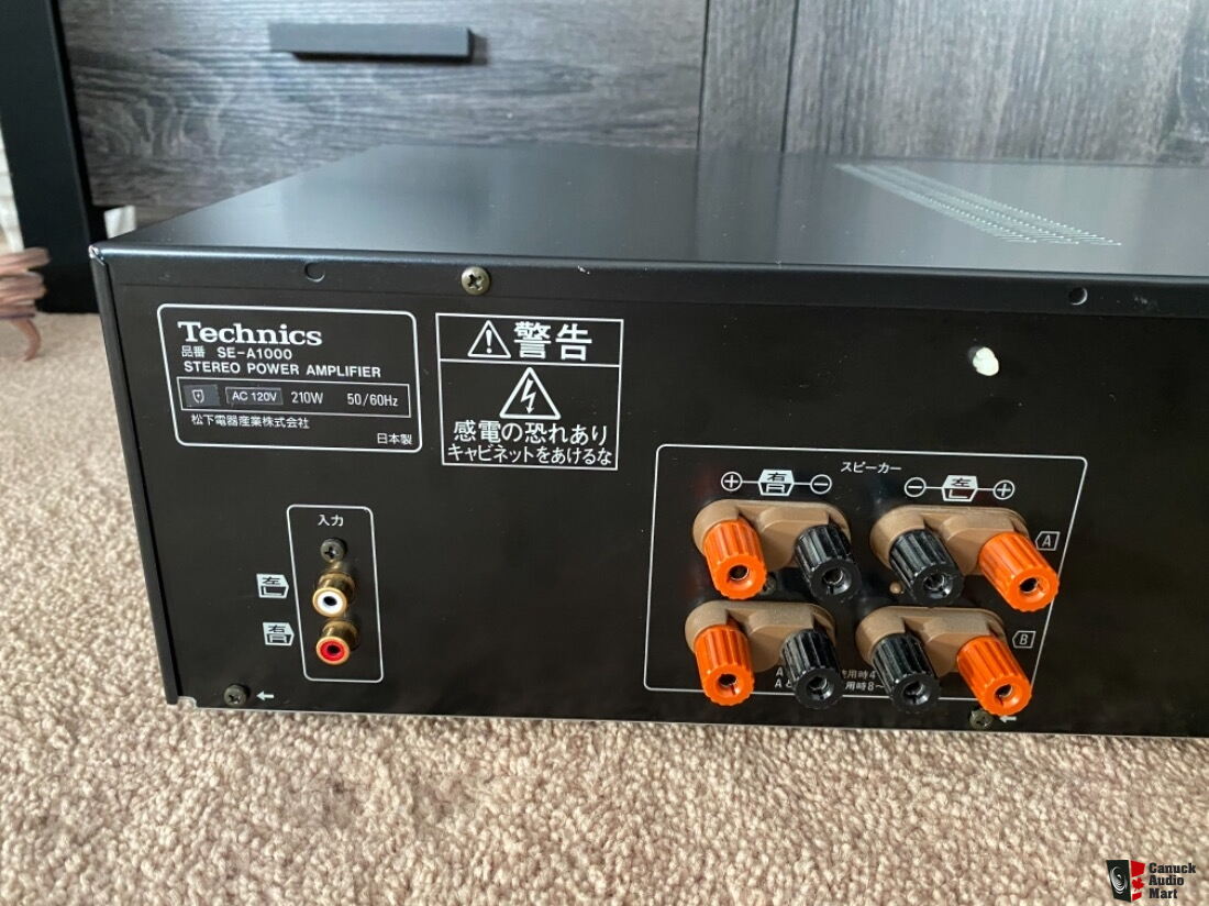 Technics SE-A1000 Power Amp, Beautiful, Great Sound! sold pending