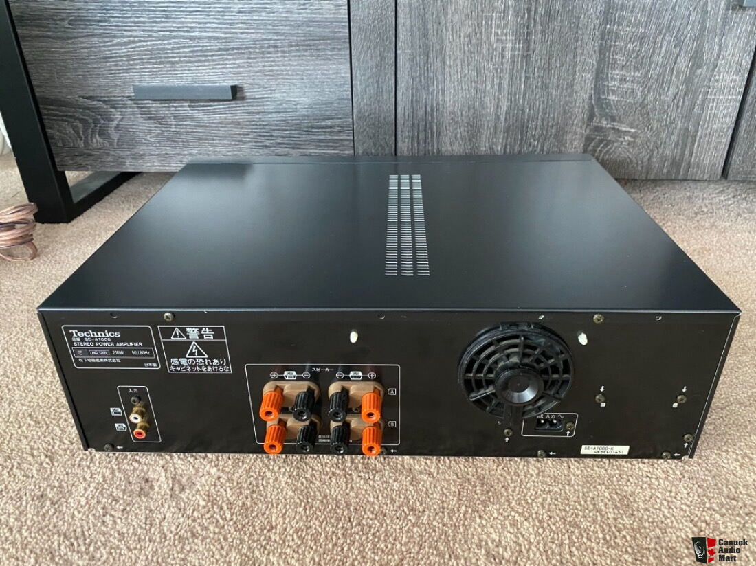 Technics SE-A1000 Power Amp, Beautiful, Great Sound! sold pending