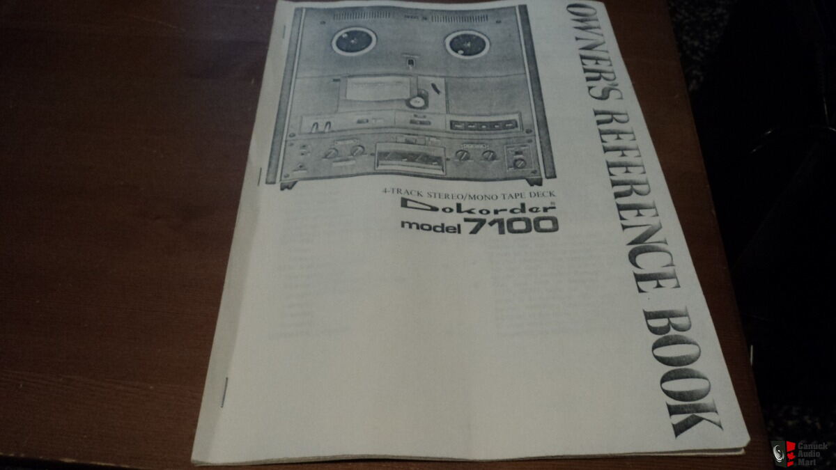 Vintage Dokorder 7100 Reel to Reel Tape Deck Parts-Head Set, Feet, Counter  etc Photo #3149429 - US Audio Mart