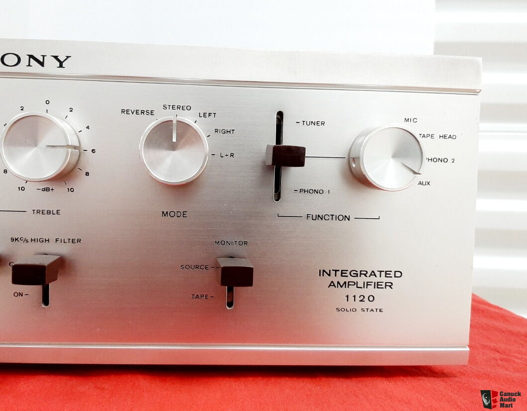 Fully Restored-Recapped incl.Large Filter Caps-SONY TA-1120 TA
