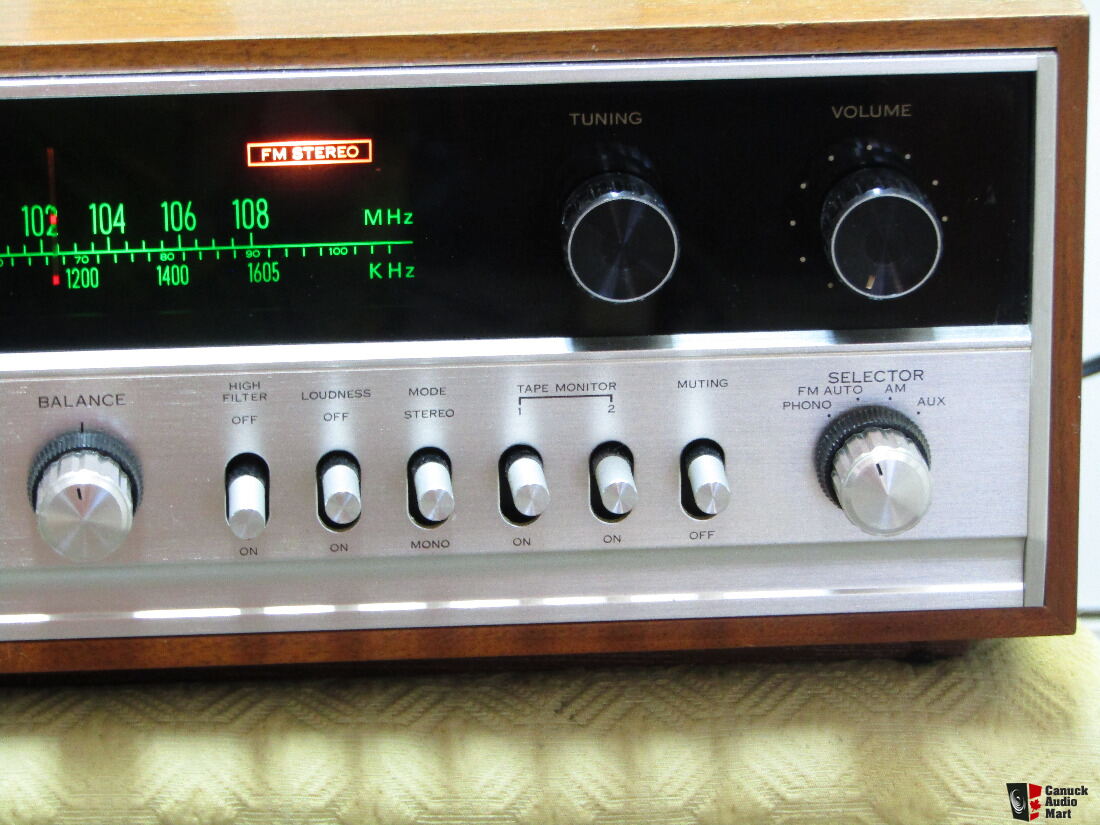 Amplificateur Tuner Récepteur Stéréo Sansui 1000x - Vintage Testé état Solide