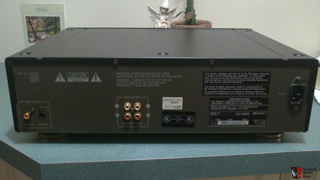 MINT Denon DCD-1650AR Audiophile CD Player - Tank-Built