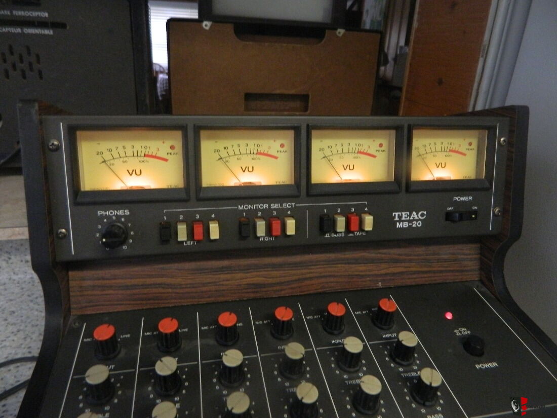 TEAC Model 2 & MB20 Multitrack Audio Mixer+Cables Working Photo ...