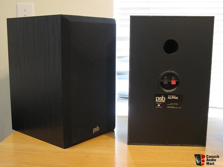 Psb The Amazing Alpha Bookshelf Speakers Photo 321002 Canuck Audio