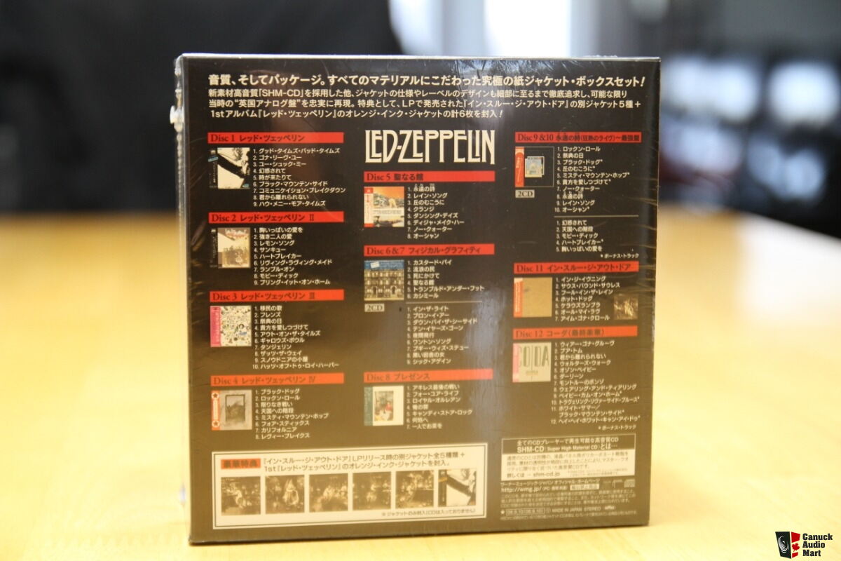 LED ZEPPELIN 40TH Anniversary Japan SHM CD Mini LP Box SET RARE 