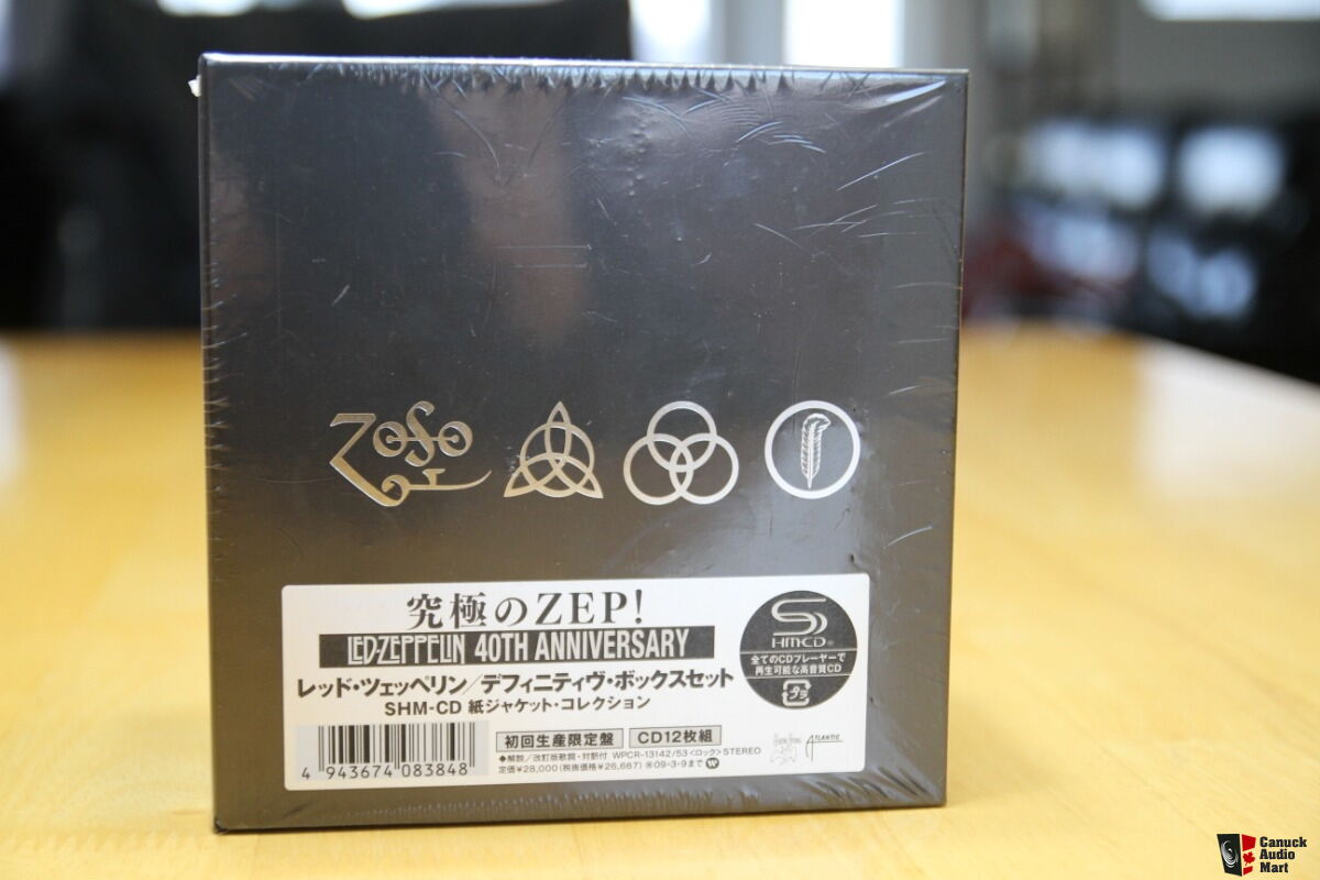 LED ZEPPELIN 40TH Anniversary Japan SHM CD Mini LP Box SET RARE