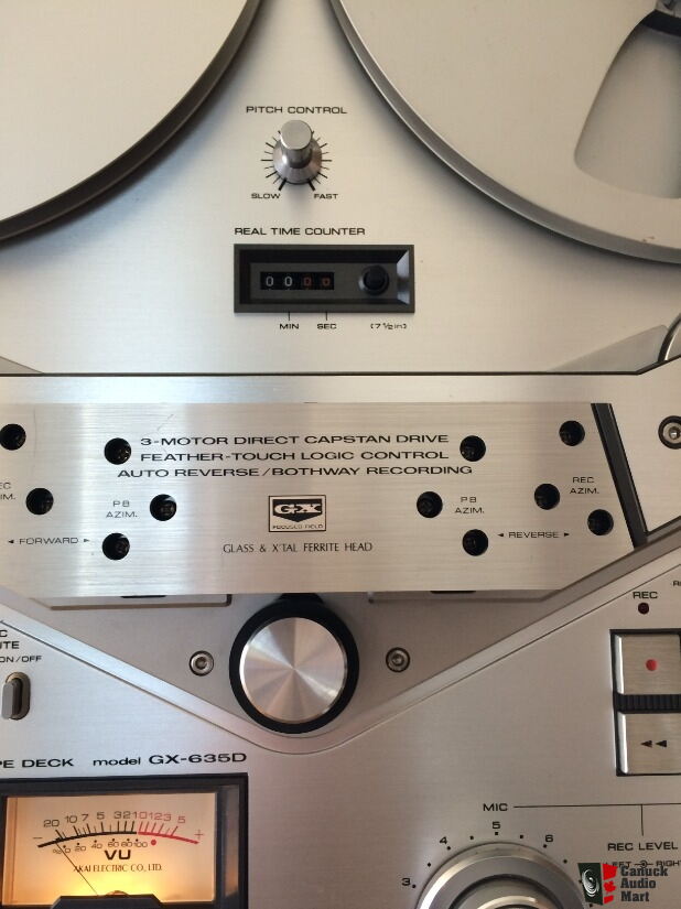 Akai GX-635D reel to reel deck serviced SALE PENDING For Sale - Canuck  Audio Mart