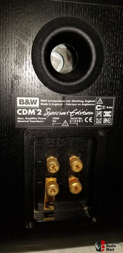B W CDM2 Special Edition Bookshelf Speakers Blk Photo 3226691 Canuck 