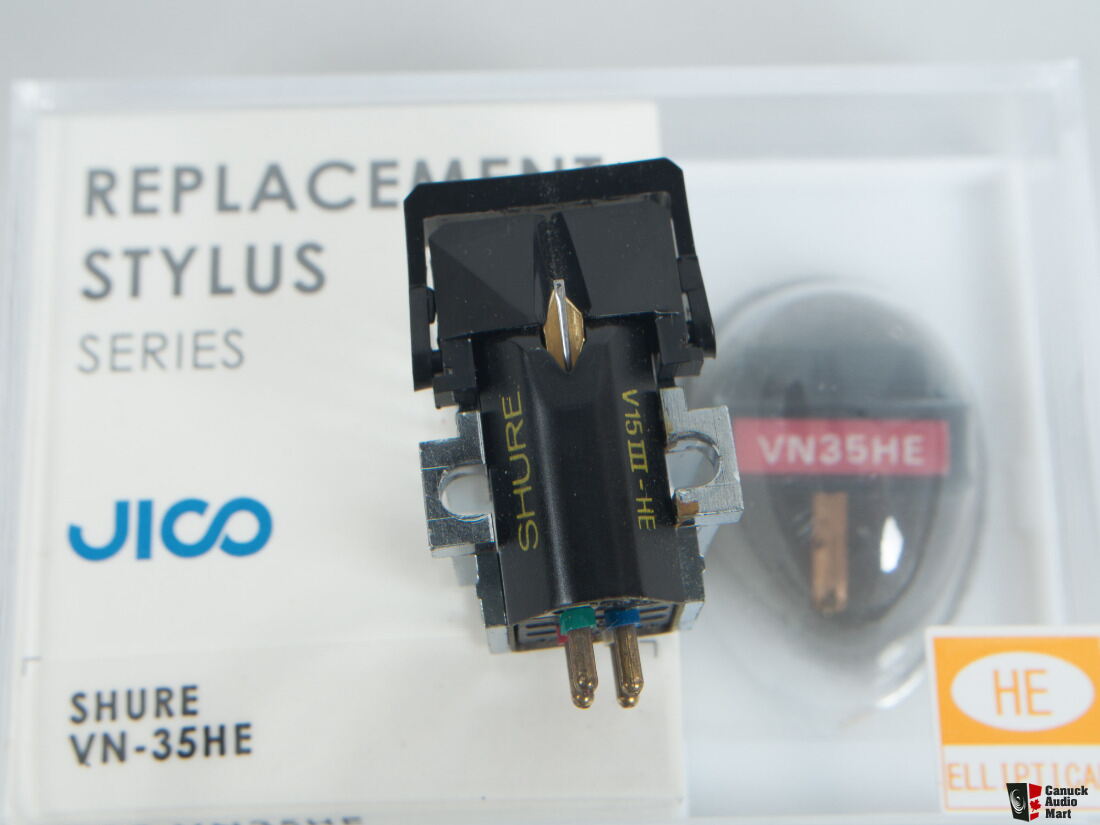 Shure V15 Type III 3 HE MM Cartridge w/ Jico VN-35 HE Stylus Photo