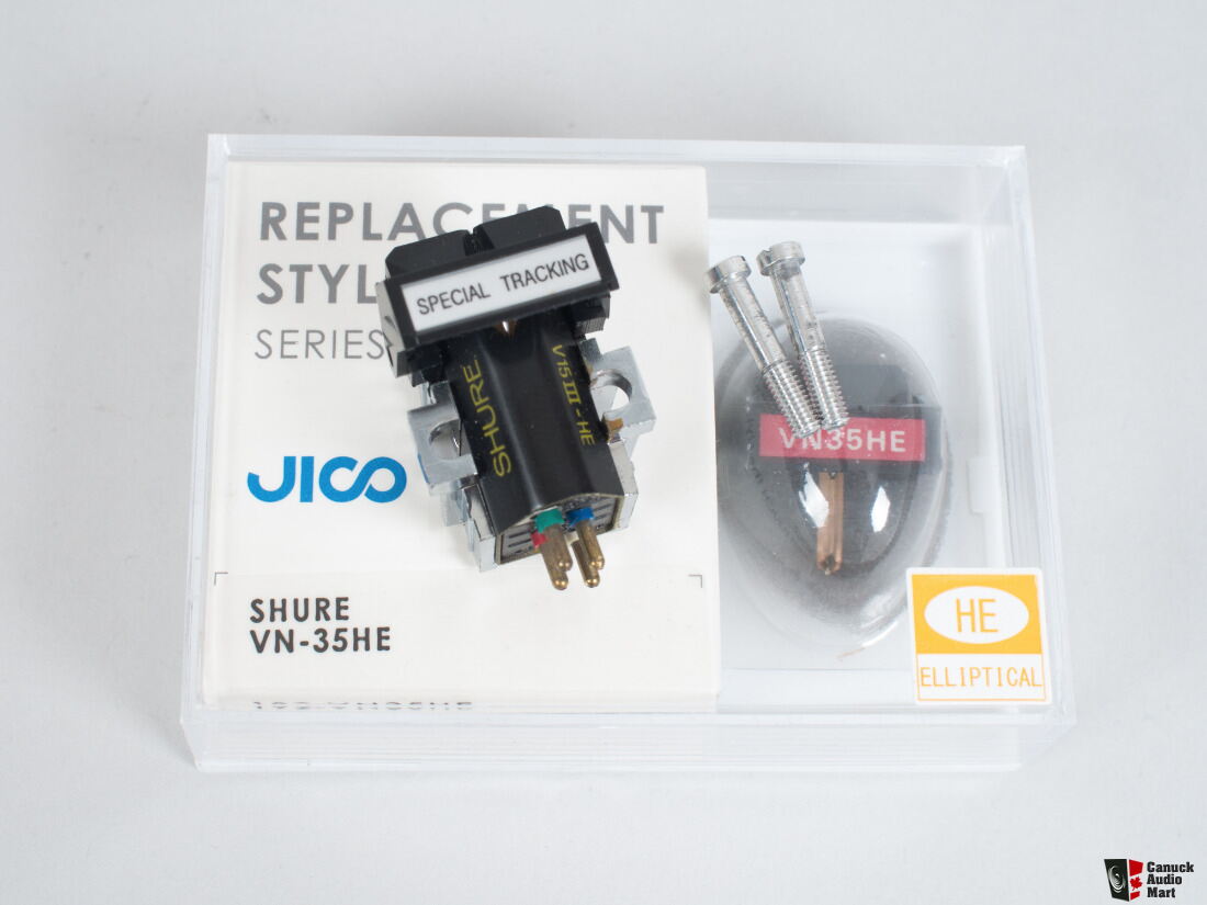 Shure V15 Type III 3 HE MM Cartridge w/ Jico VN-35 HE Stylus Photo