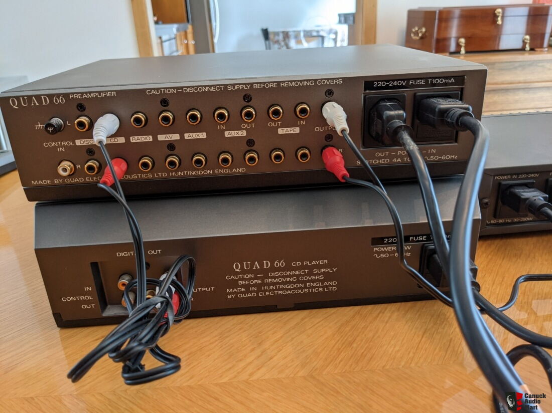 QUAD 66 Preamp, QUAD 306 POWER Amp and QUAD 66 CD Player Photo ...