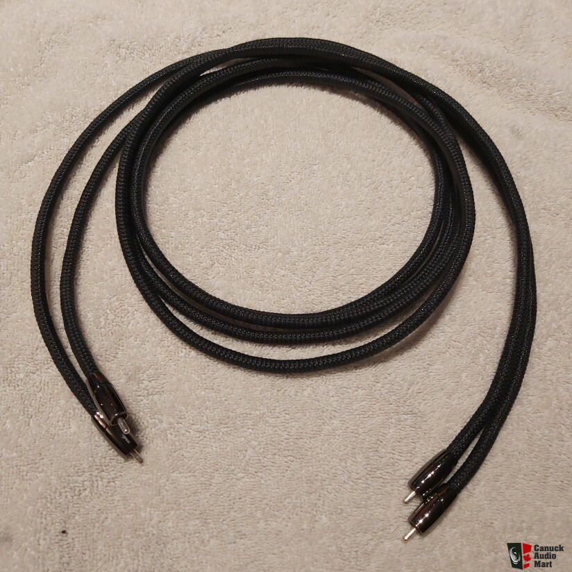 AudioQuest Cavo RCA Yukon 0,75 M, Collegamento Audio Di Alta Qualità, Nero