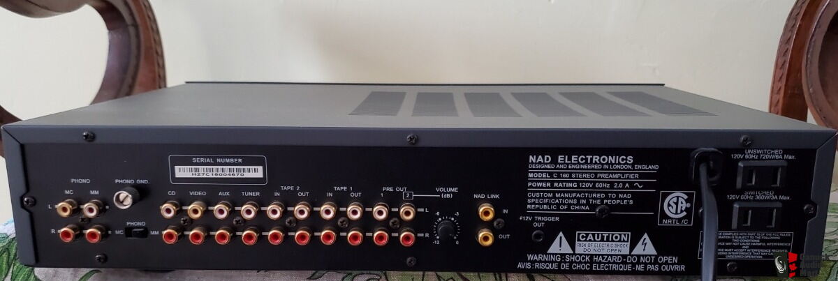 Nad C160 Preamp Photo 3240748 Canuck Audio Mart