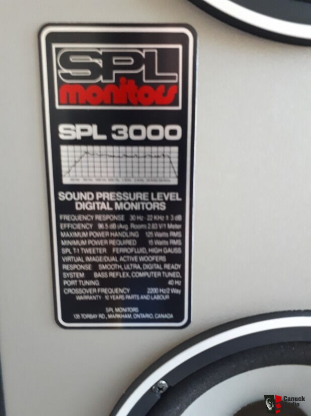 Paisley SPL 3000 monitor speakers Photo 