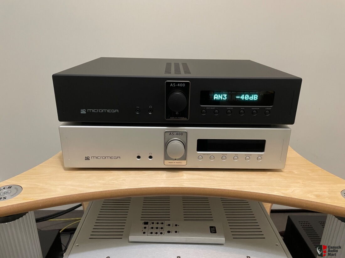 Micromega AS-400 Black Integrated Amplifier Photo #3247539 - US Audio Mart
