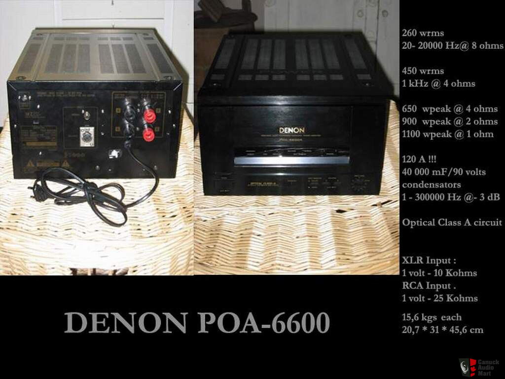 Denon POA-6600 A Manual | L4657