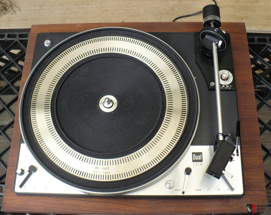 Complete Dual 1218 Turntable With Cartridge & Stylus For Parts or Repair Photo 3254790 US