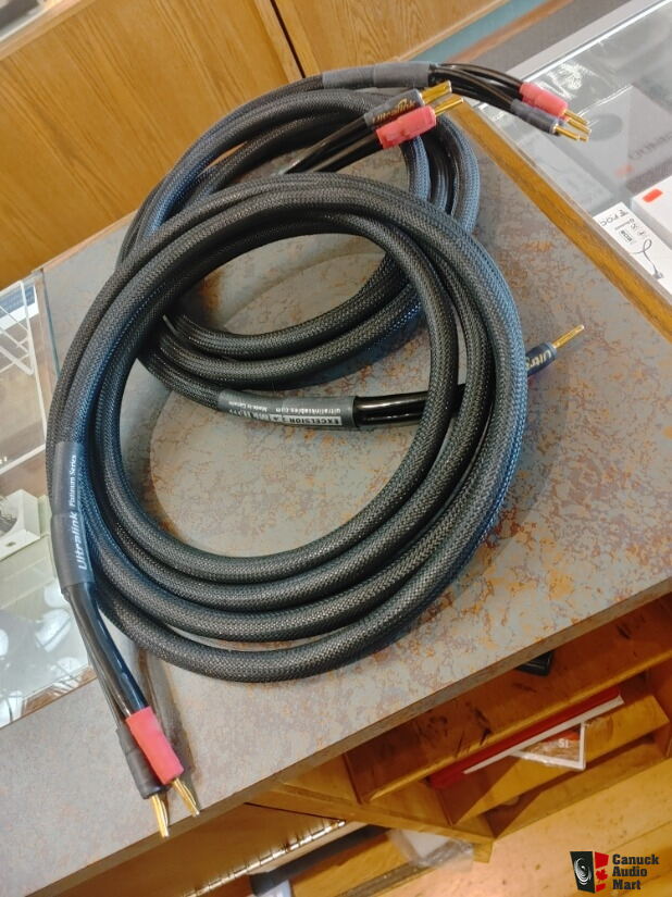 Ultralink Exelsior 2.4 MKII Speaker Cables 12FT BiWire Made In