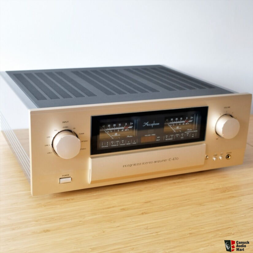 Accuphase E 470 Integrated With Dac 40 Ad 30 Optional Cards For Sale Canuck Audio Mart