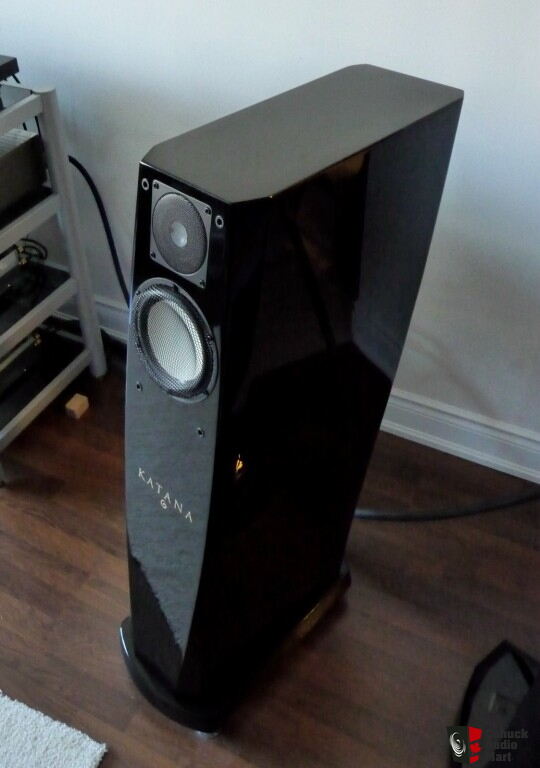 Gemme Audio Katana V2 speakers in piano black - NEAR MINT (SOLD TO LOUIS) !!!